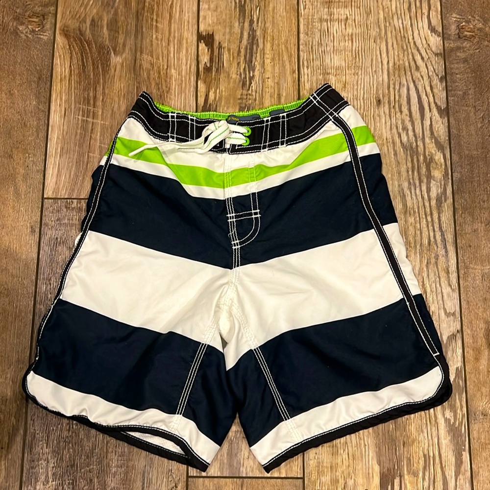 Rugby Stripe Swim Trunk